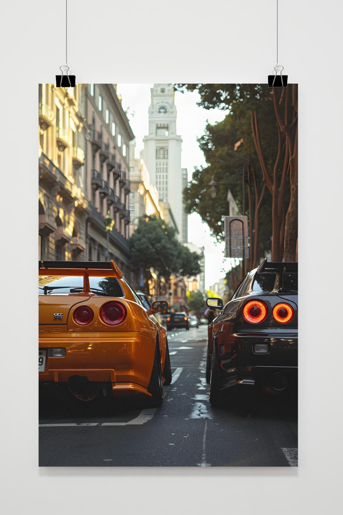 Affiche Nissan GTR de 25 Artstreet