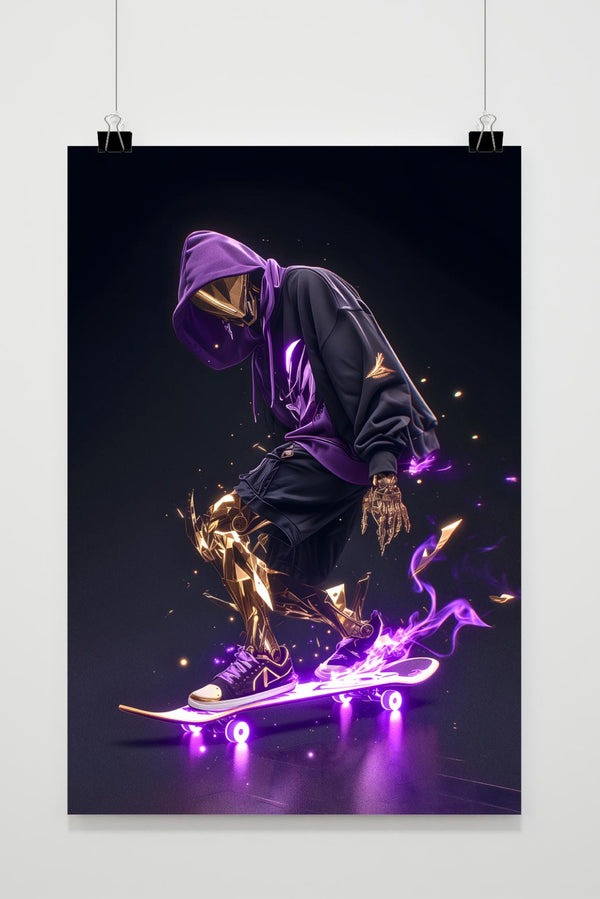 Skateboarder Poster