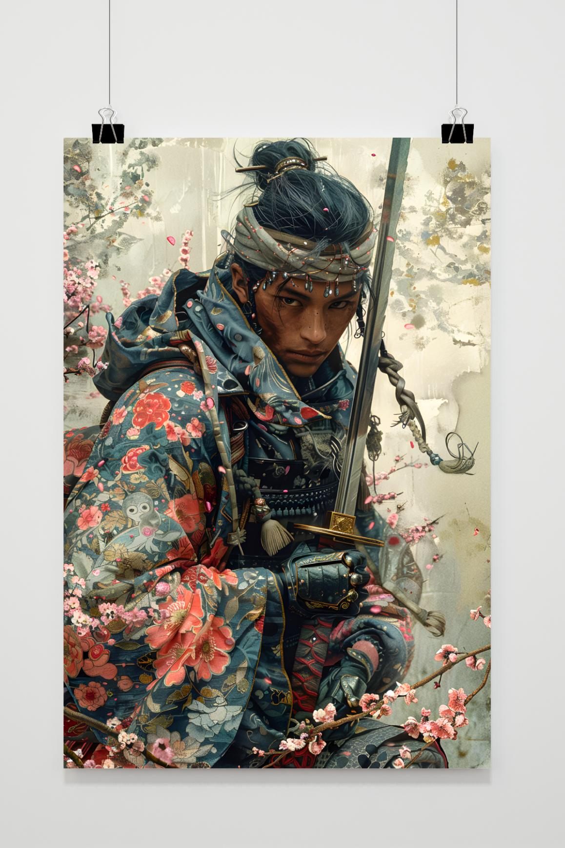 Affiche Samurai de 25 Artstreet
