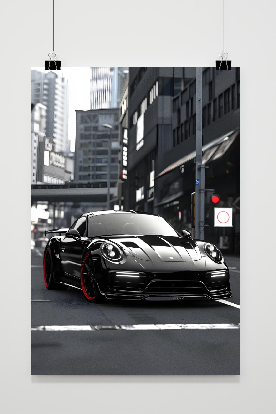Affiche Porsche de 25 Artstreet
