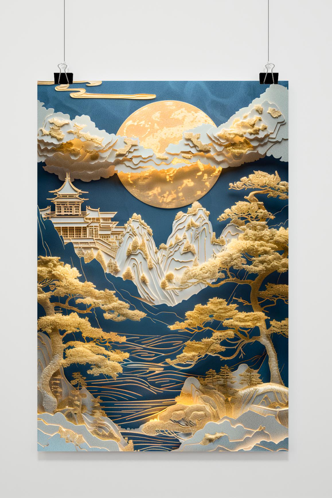 Affiche Nature Orientale de 25 Artstreet