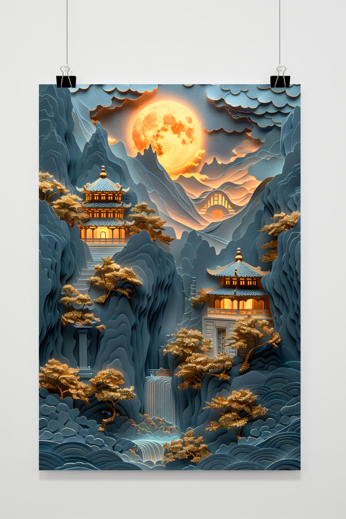 Affiche Nature Orientale de 25 Artstreet