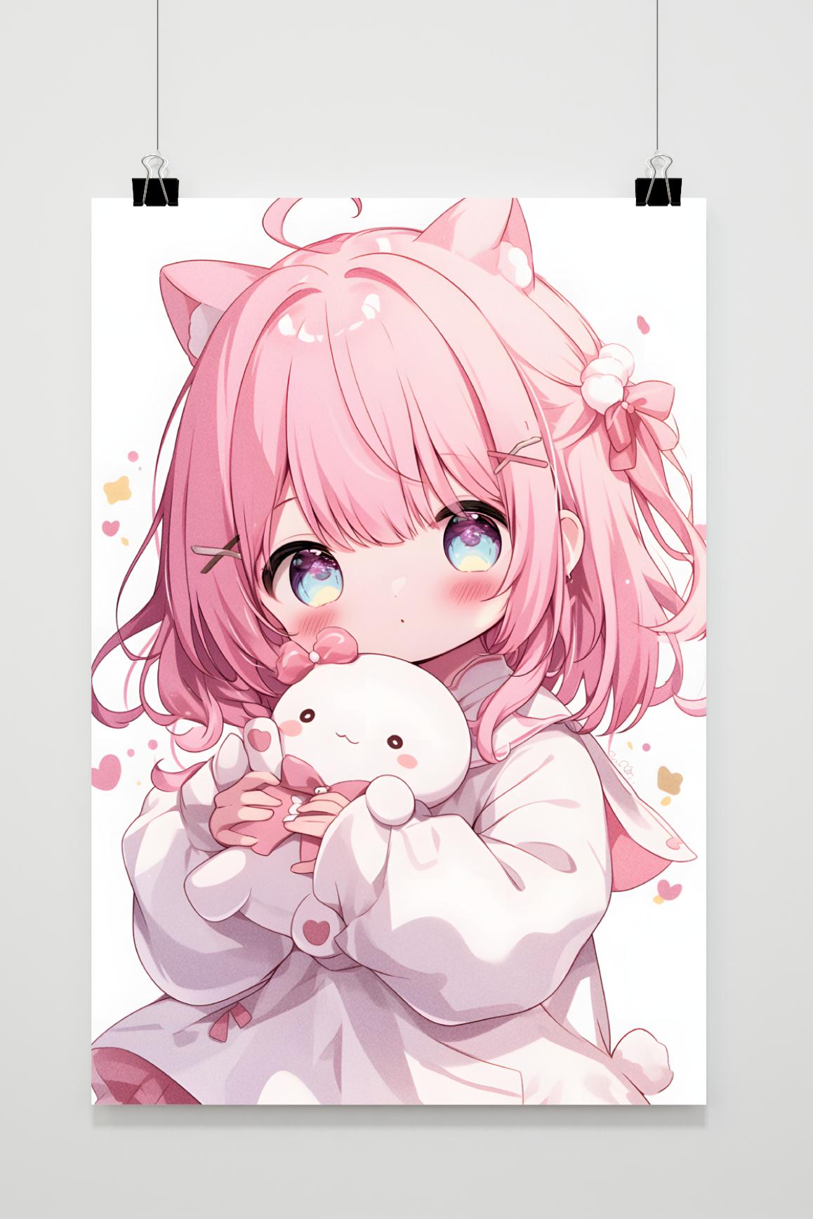 Affiche Kawaii Chibi de 25 Artstreet
