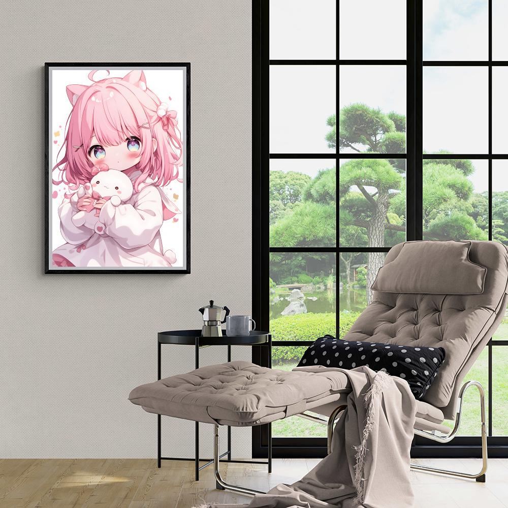 Kawaii Chibi dans un intérieur