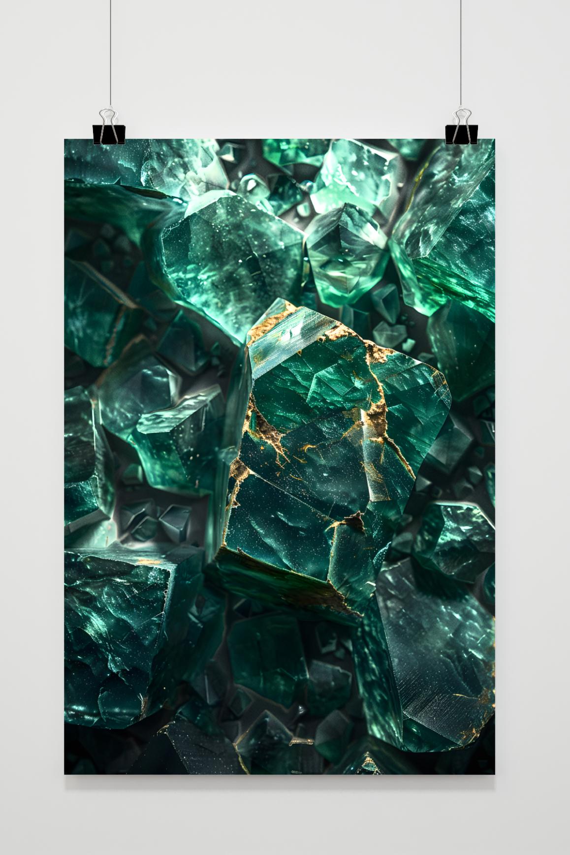 Affiche Jade Émeraude de 25 Artstreet