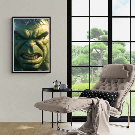 Hulk-Gesicht