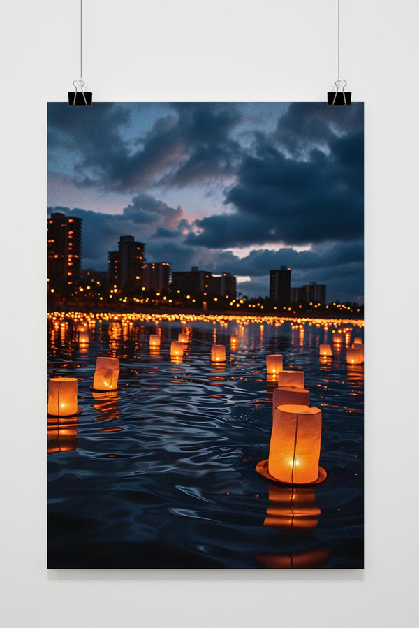 Lanterns Afloat poster