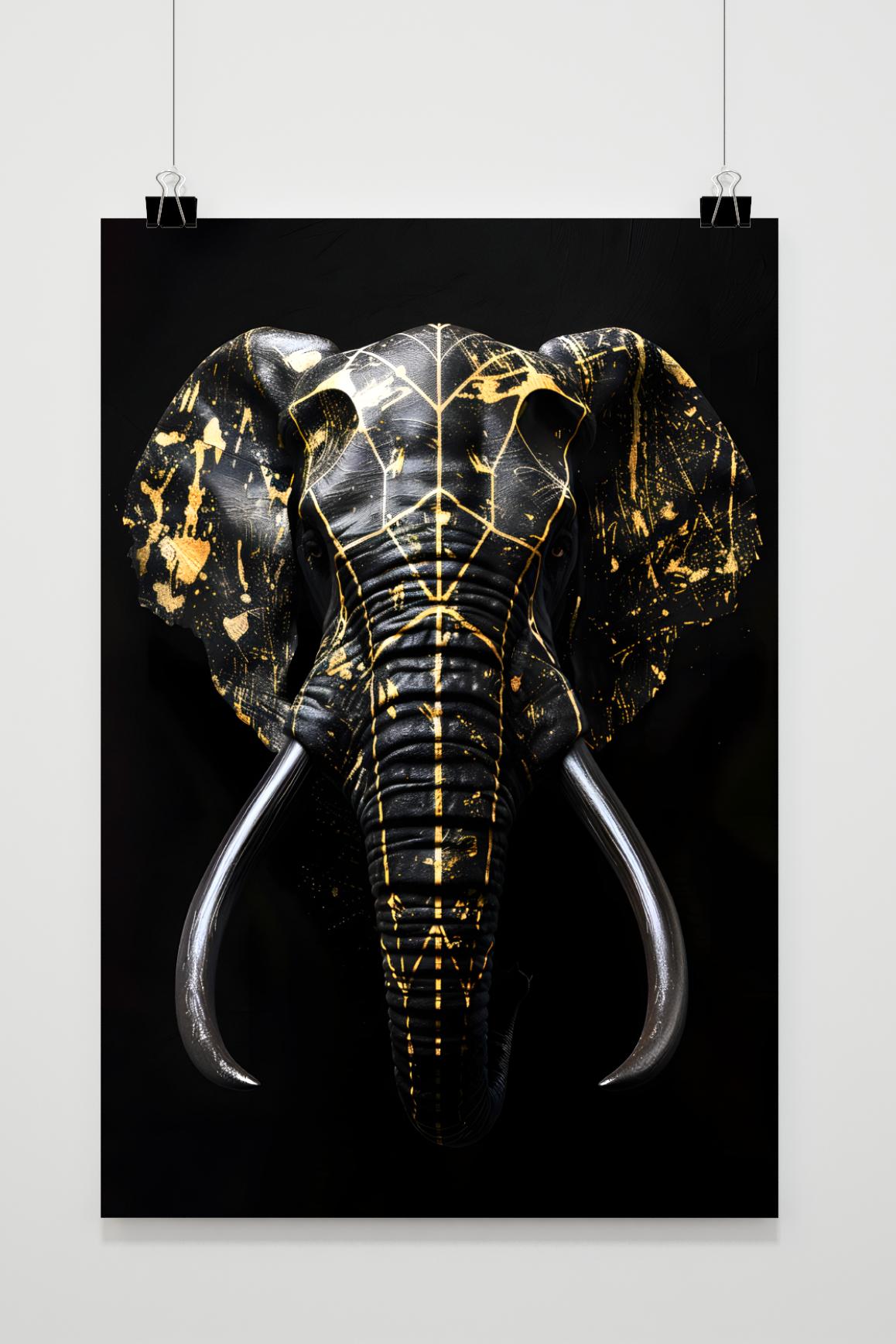 Affiche Éléphant de 25 Artstreet