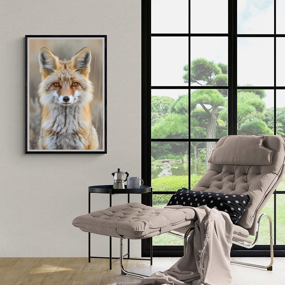 Retrato de Zorro en un interior