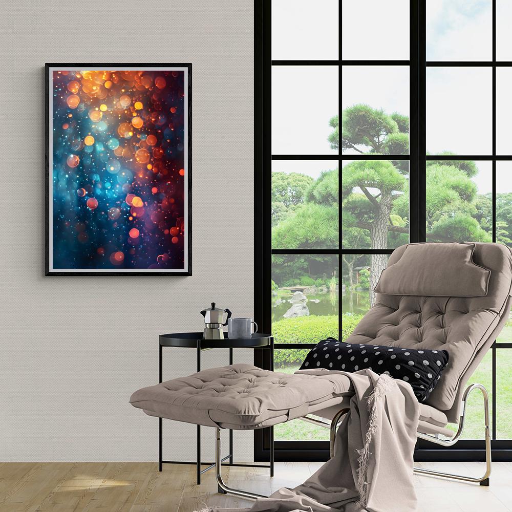 Bulles dans un intérieur