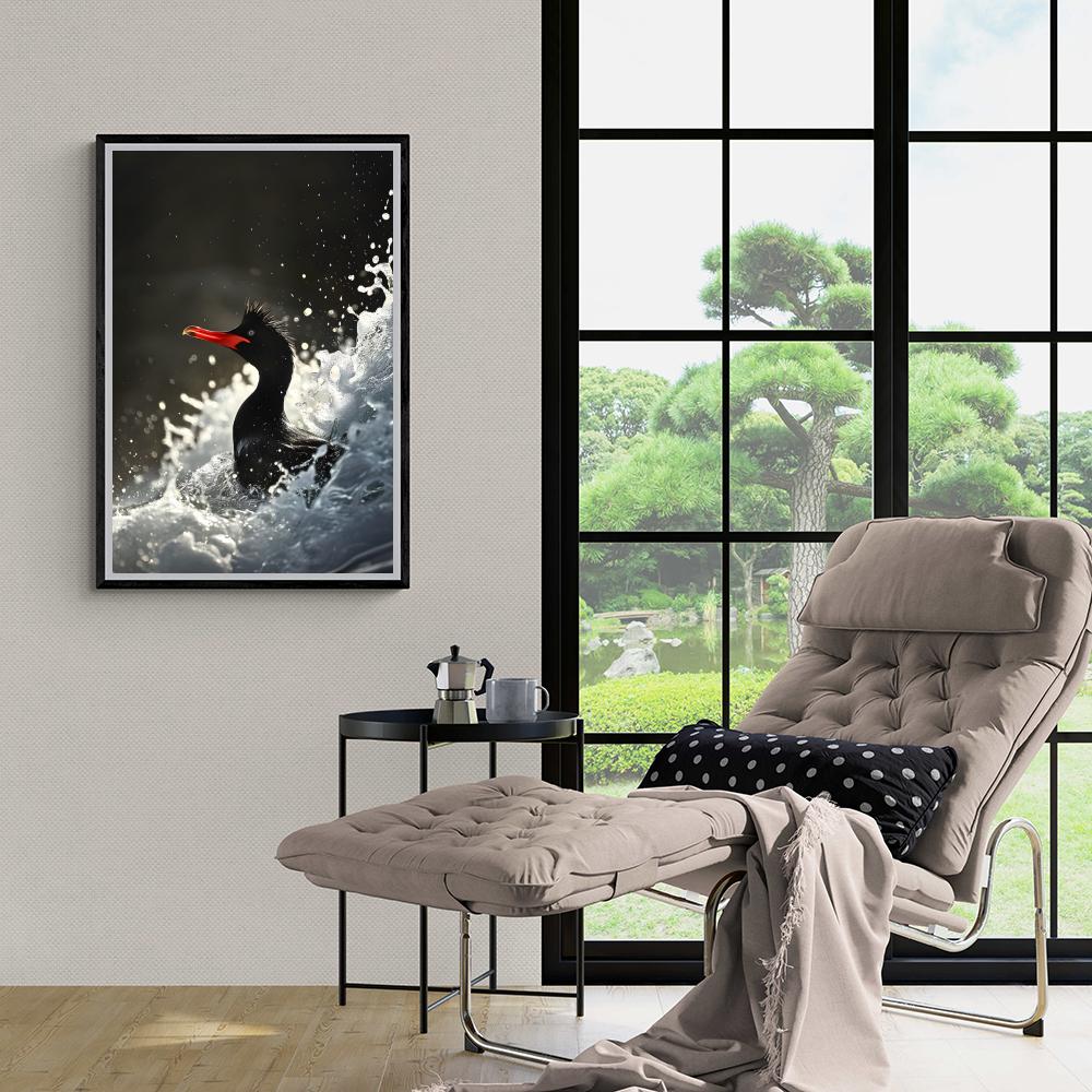 Oiseau sur l'Eau dans un intérieur