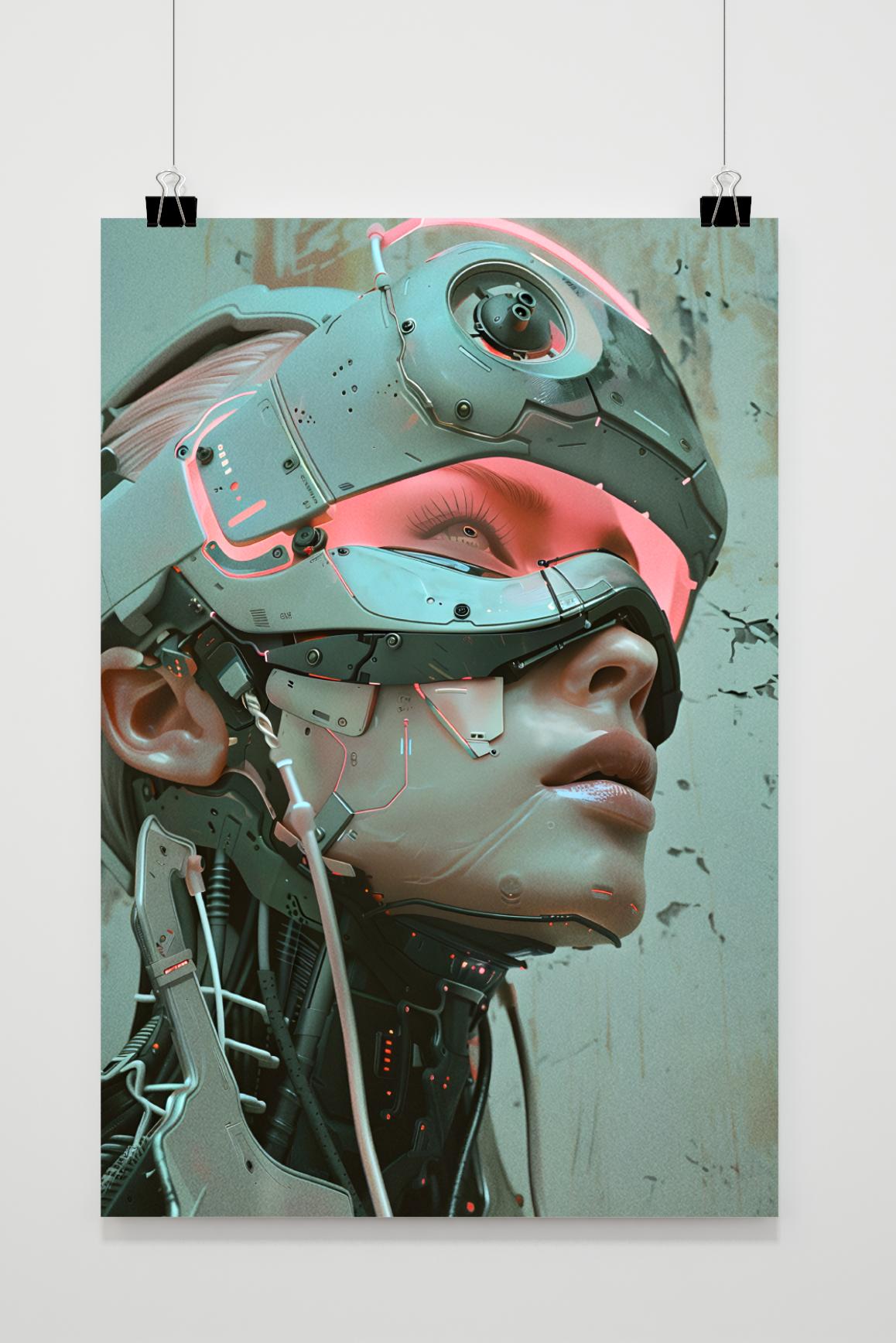 Affiche Biomech Femme de 25 Artstreet