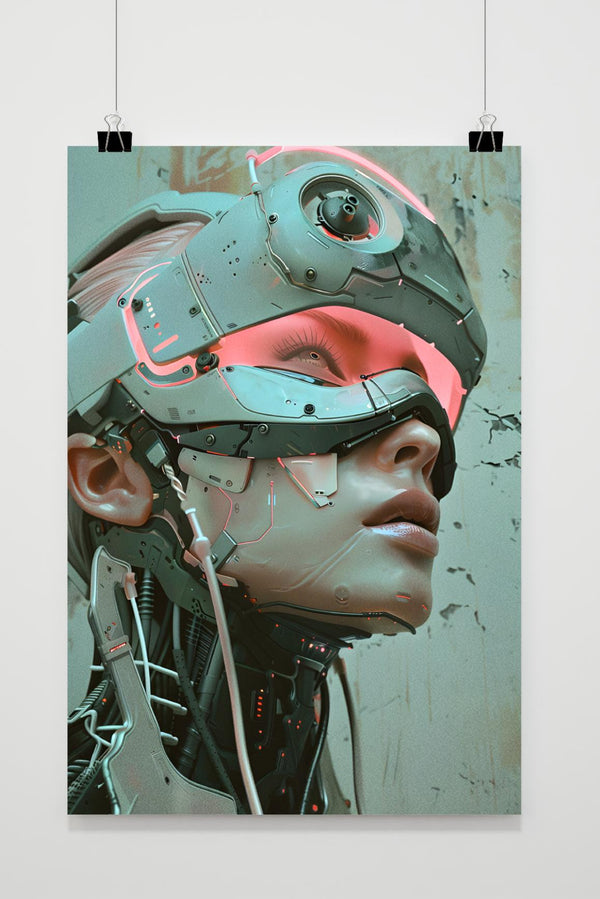 Biomech Frau Poster
