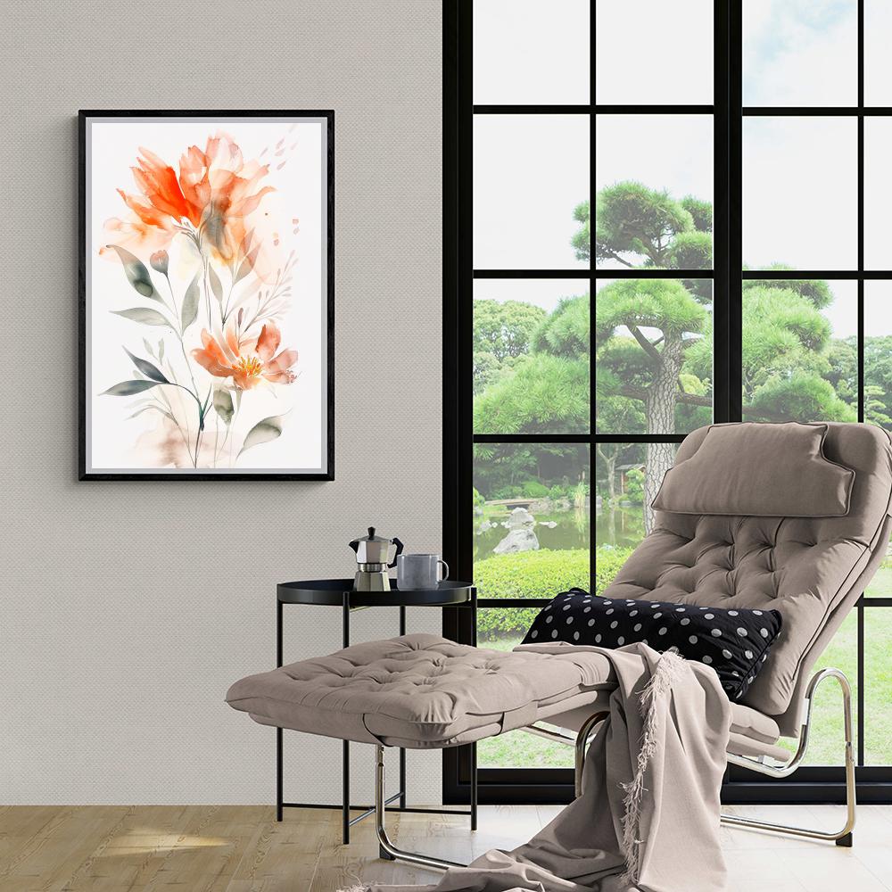 Flor en un interior