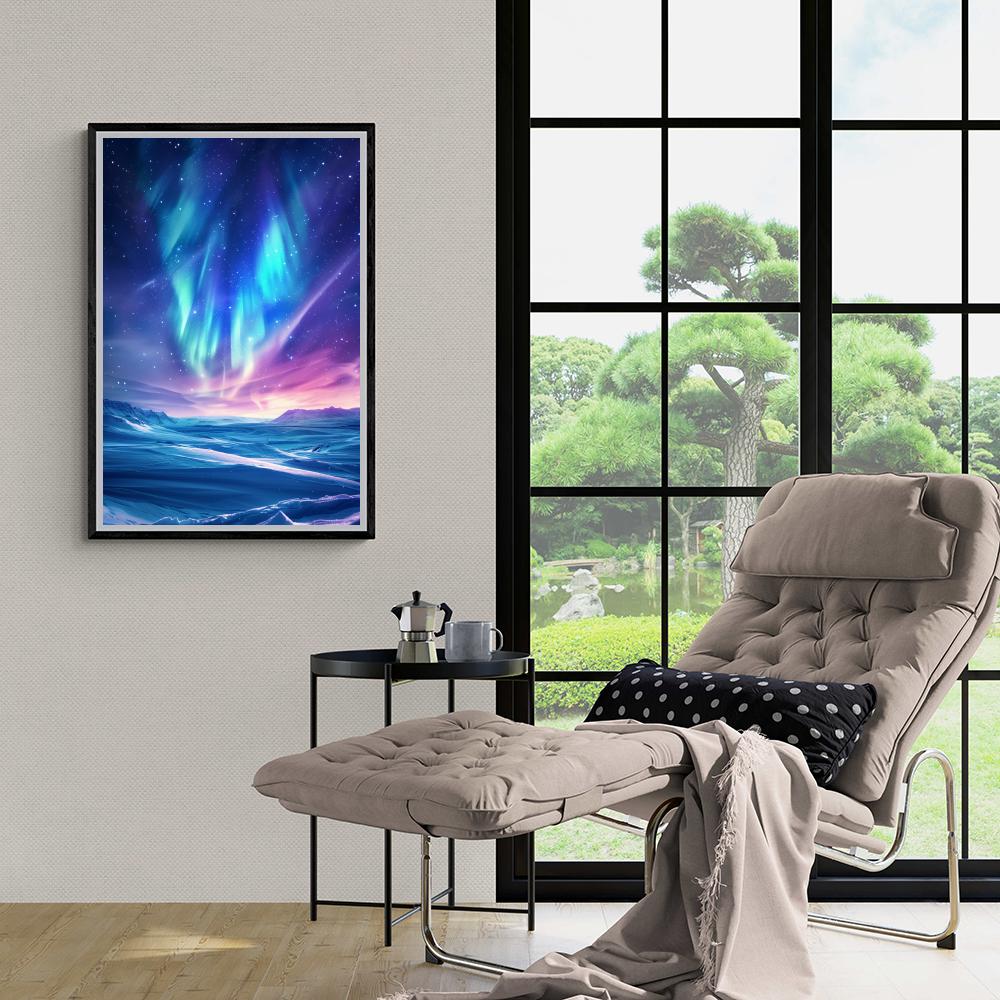 Aurora Boreal en un interior
