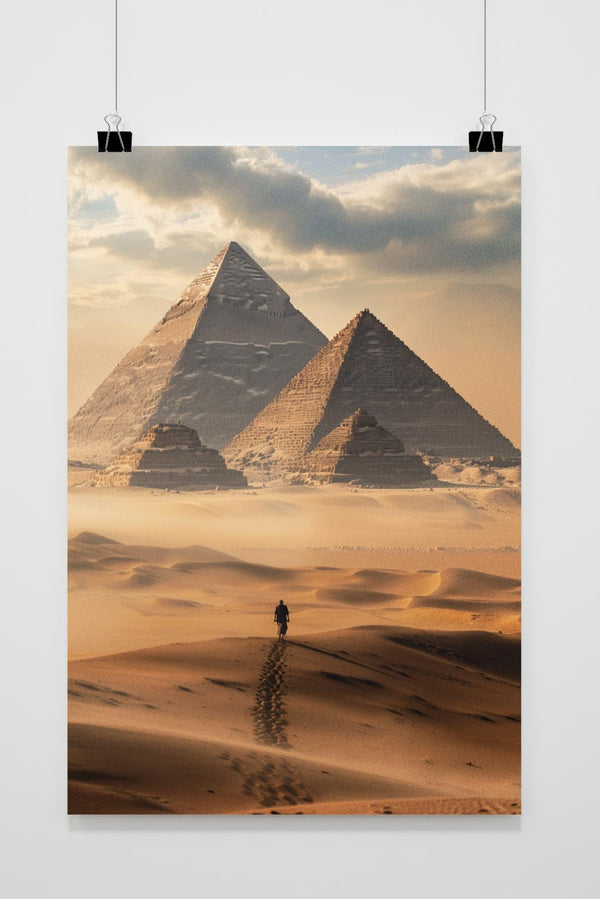 Egypte Piramides poster