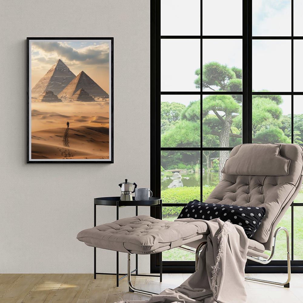 Pyramides d'Égypte dans un intérieur