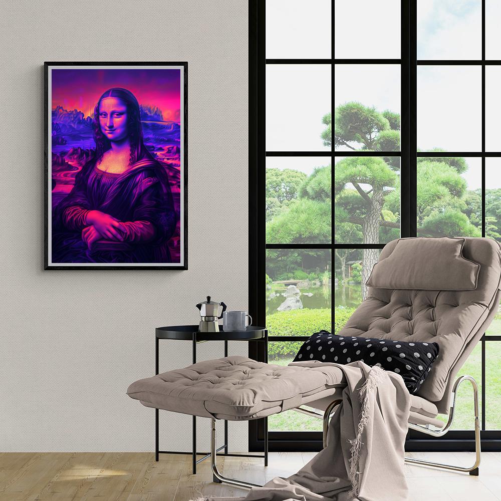 Mona Lisa en un interior