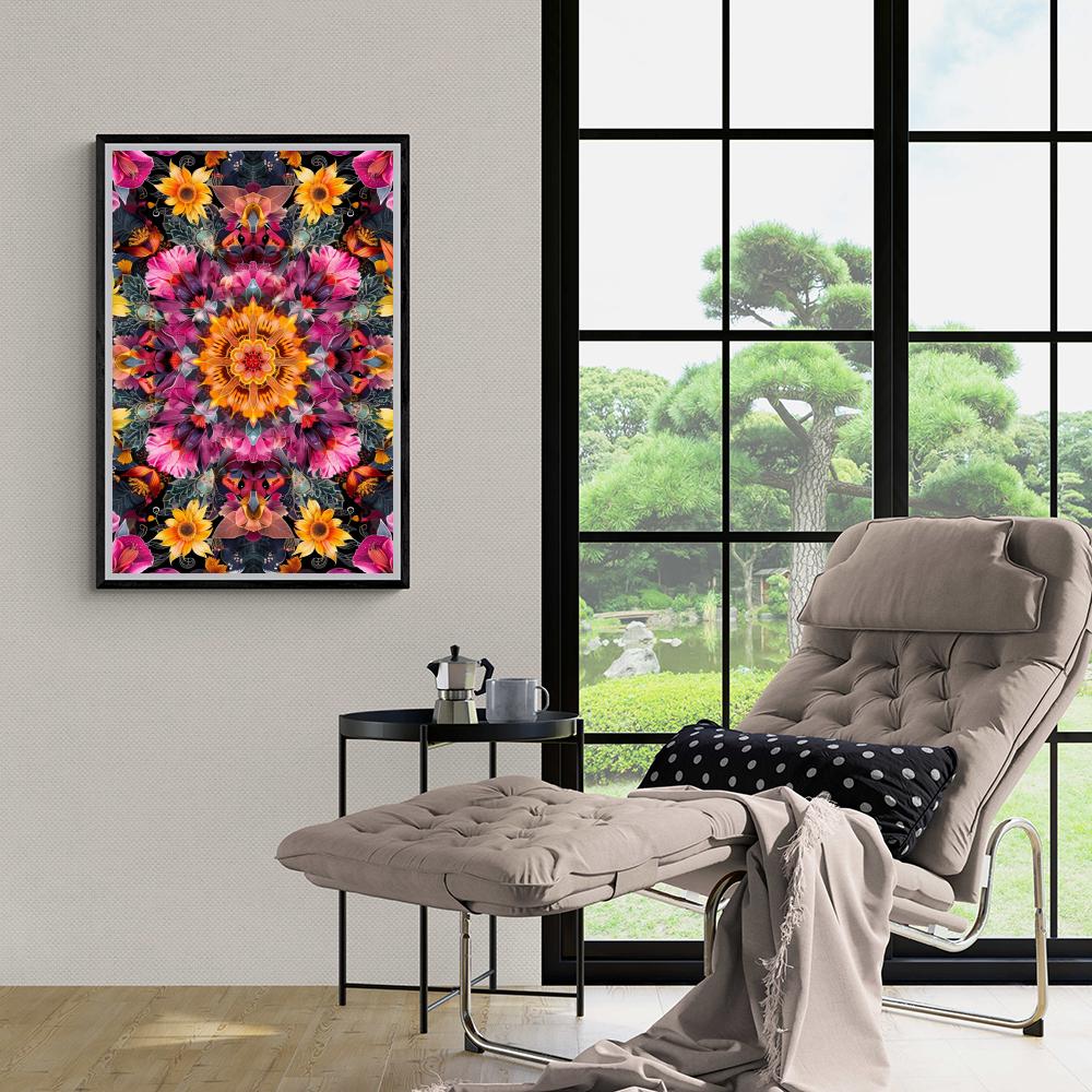 Mandala Fleur dans un intérieur