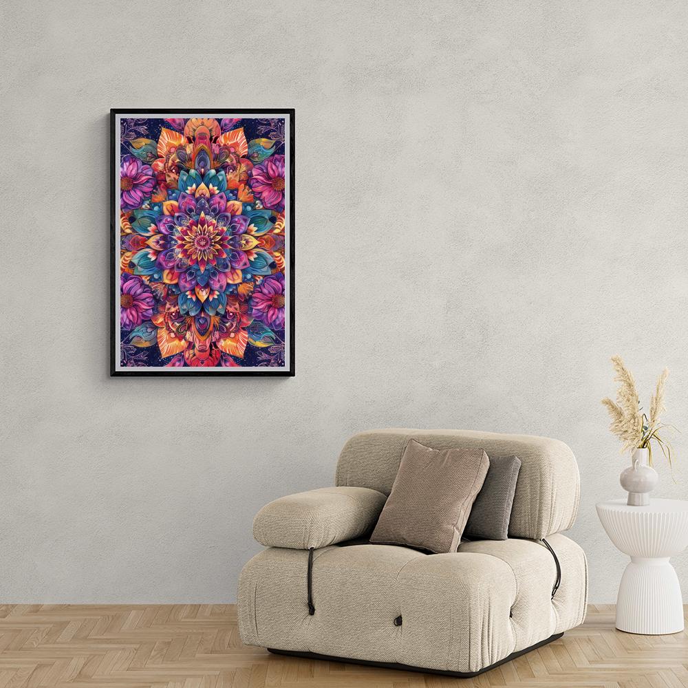 Flower Mandala Colorful