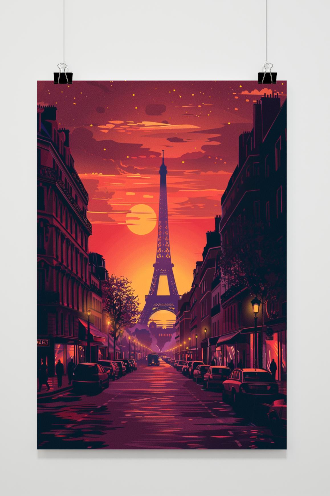 Affiche Tour Eiffel de 25 Artstreet