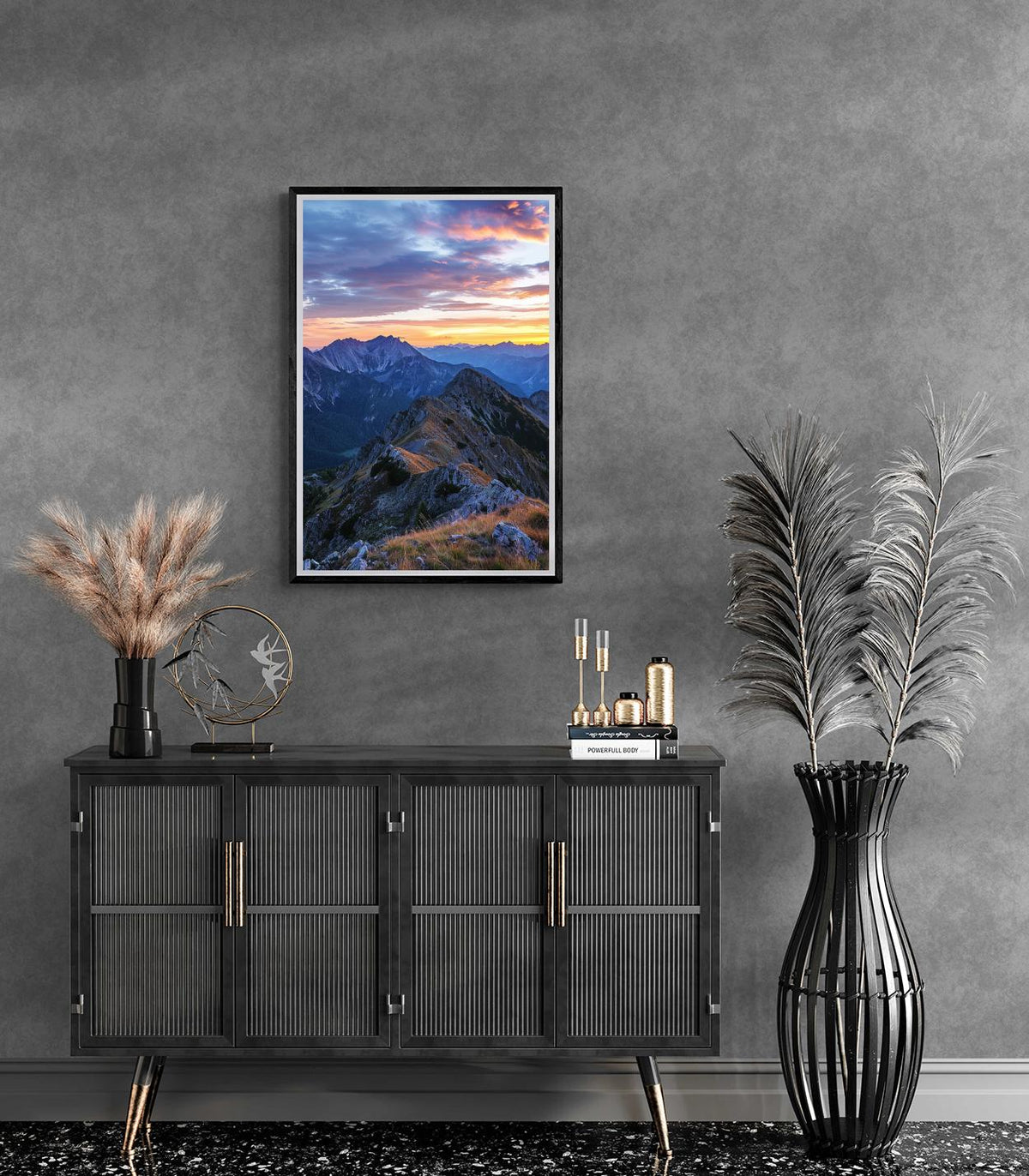 Chaîne de Montagnes dans un intérieur