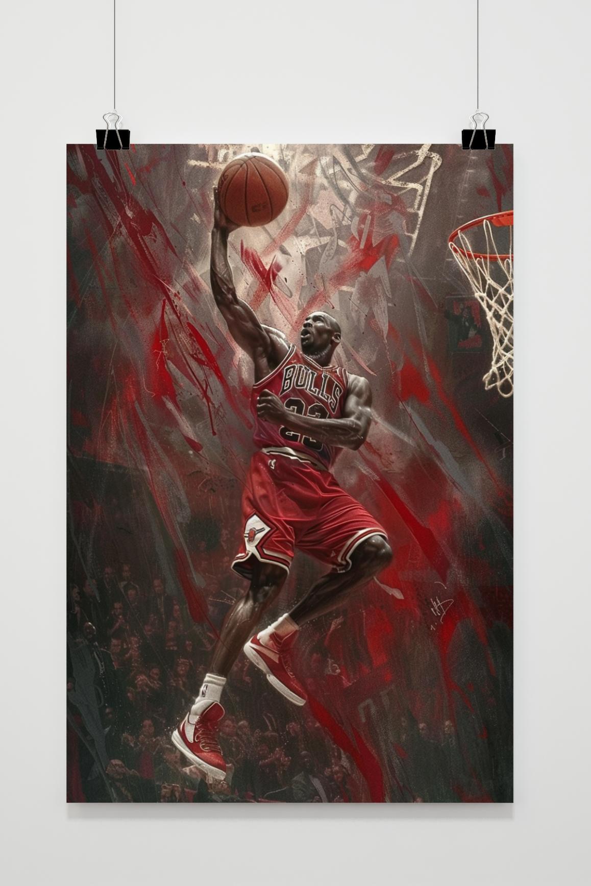 Affiche Michael Jordan de 25 Artstreet