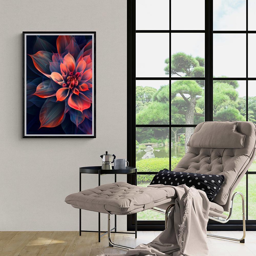 Flor en un interior
