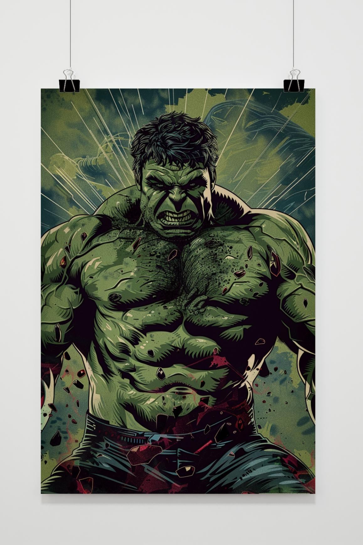 Affiche Hulk de 25 Artstreet