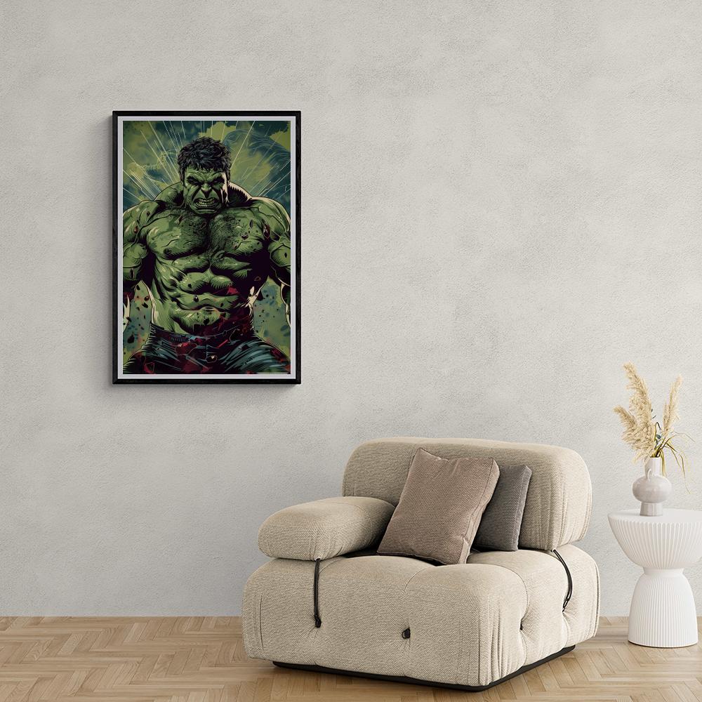Hulk dans un intérieur