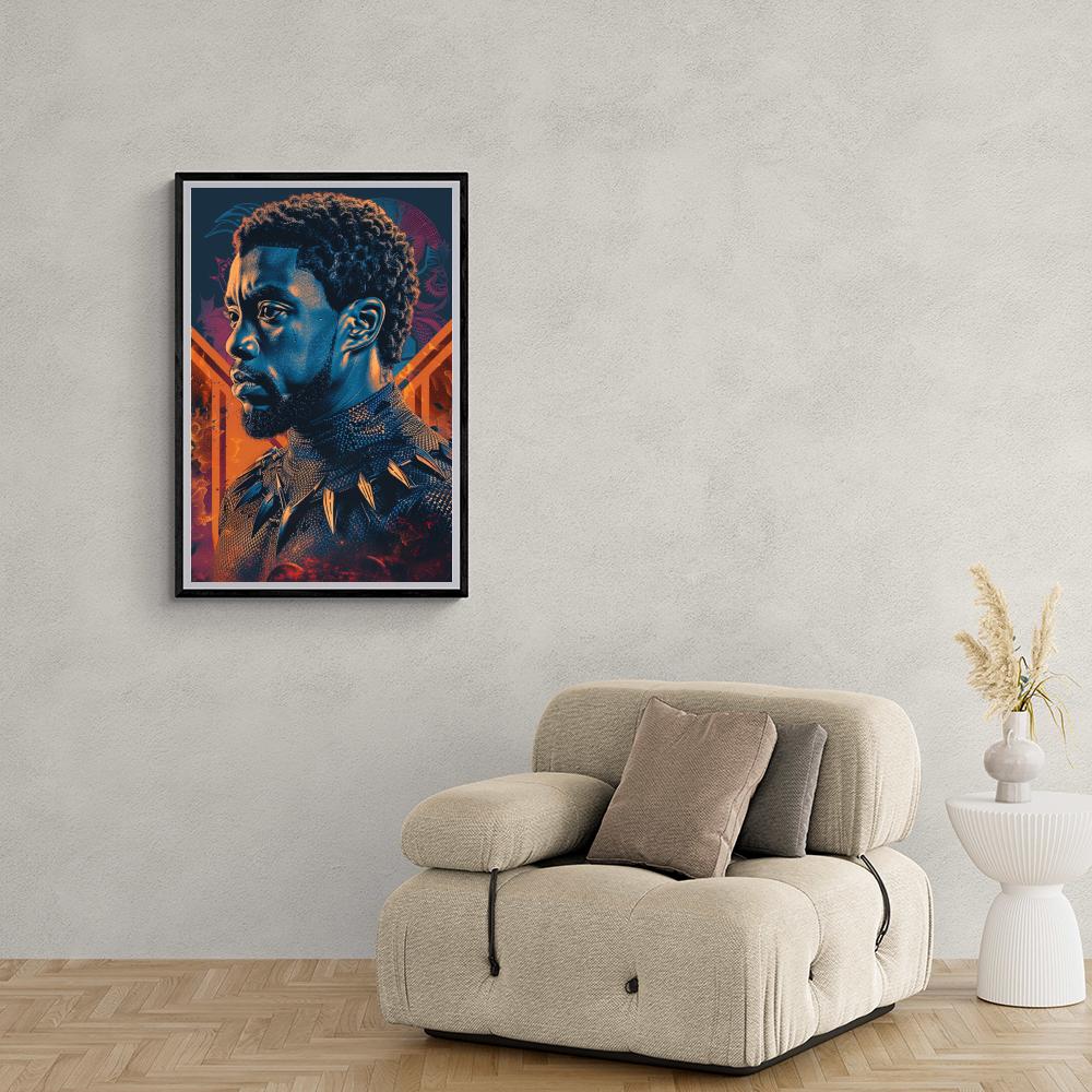 Black Panther dans un intérieur