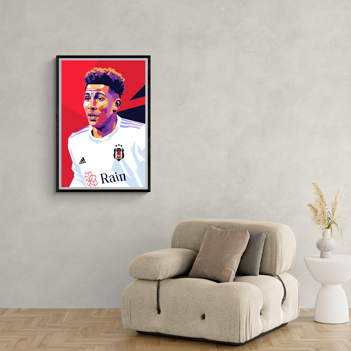 Gedson Fernandes en un interior