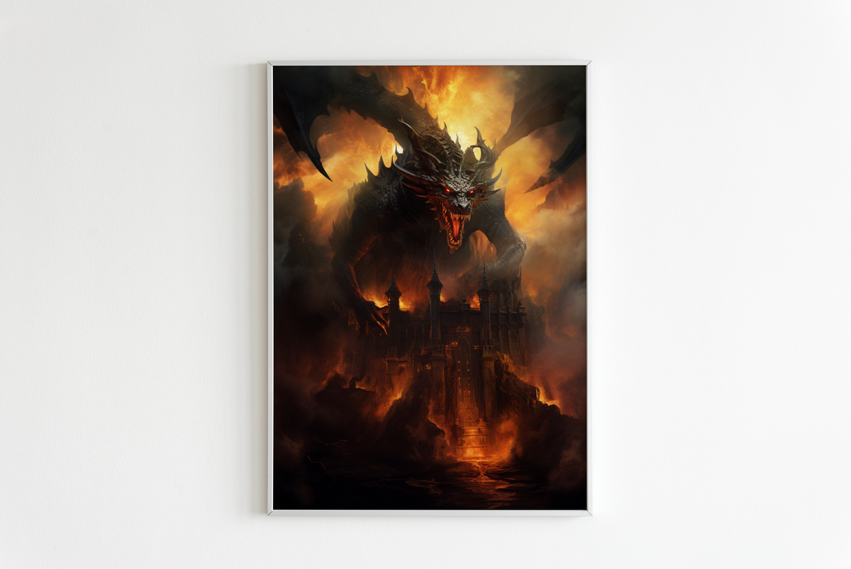 Draak Op Kasteel en un interior