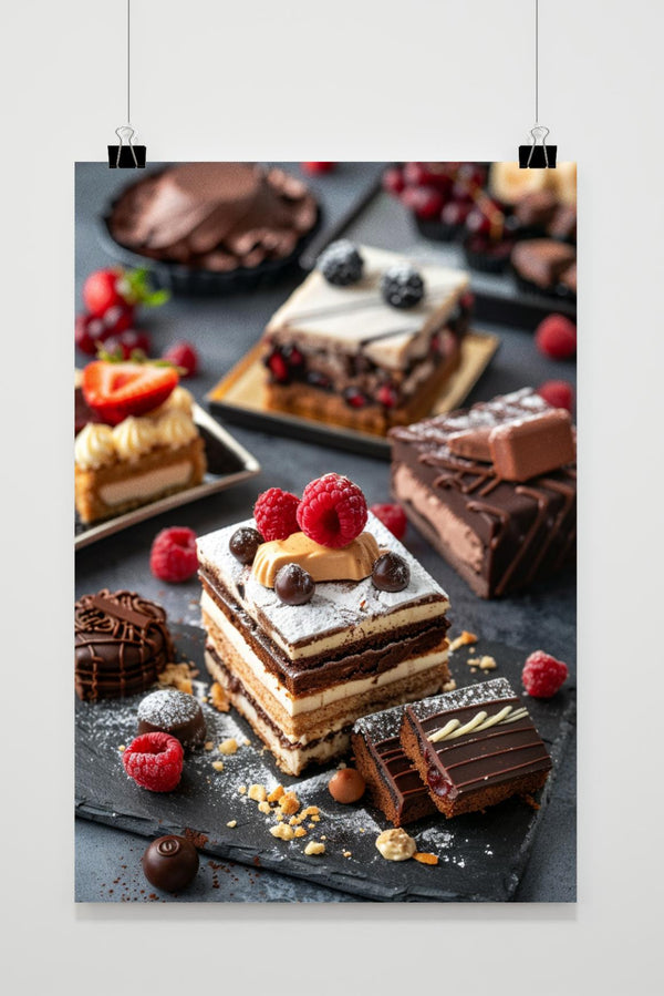 Desserts Taart poster