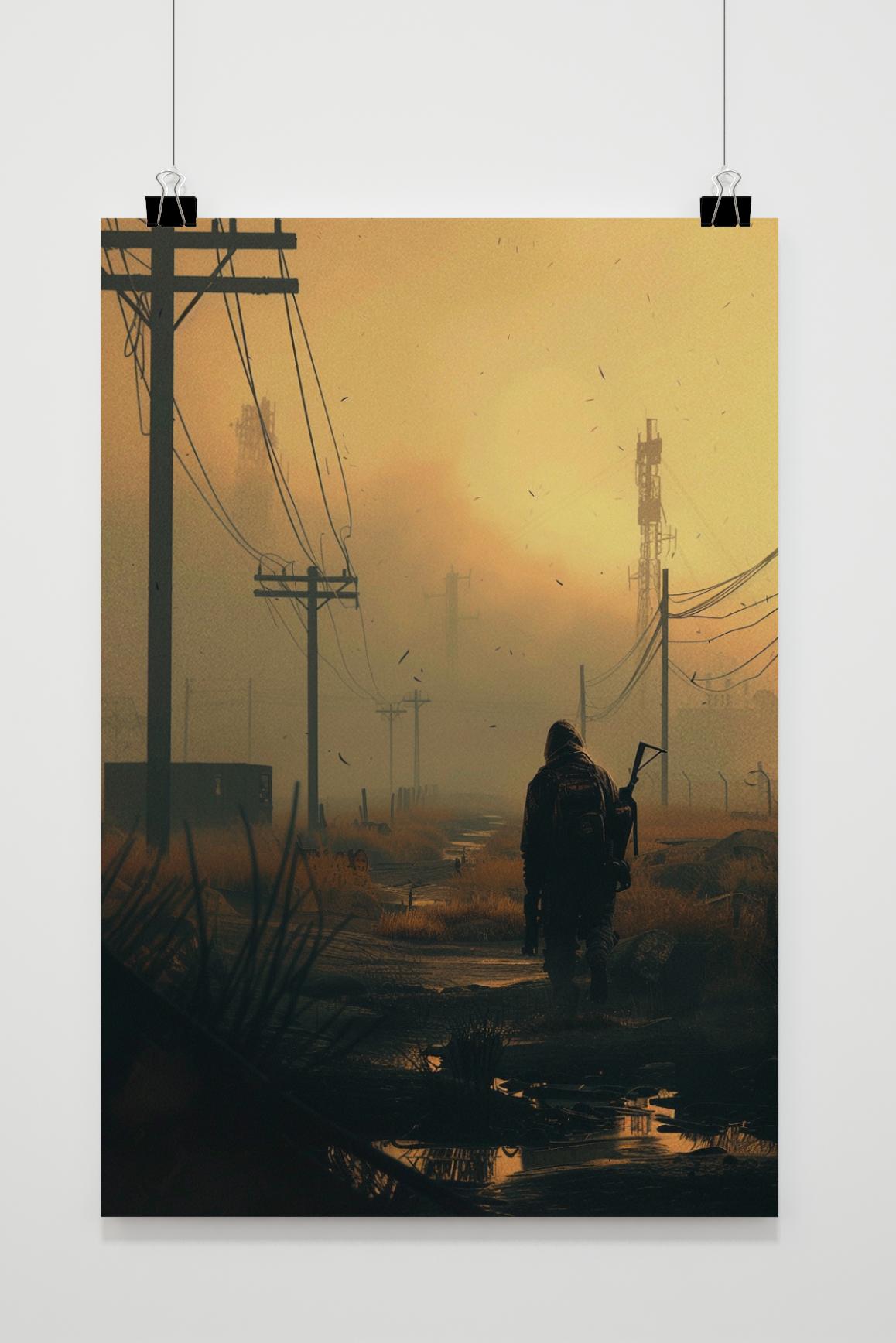 Affiche Survivant Solitaire de 25 Artstreet