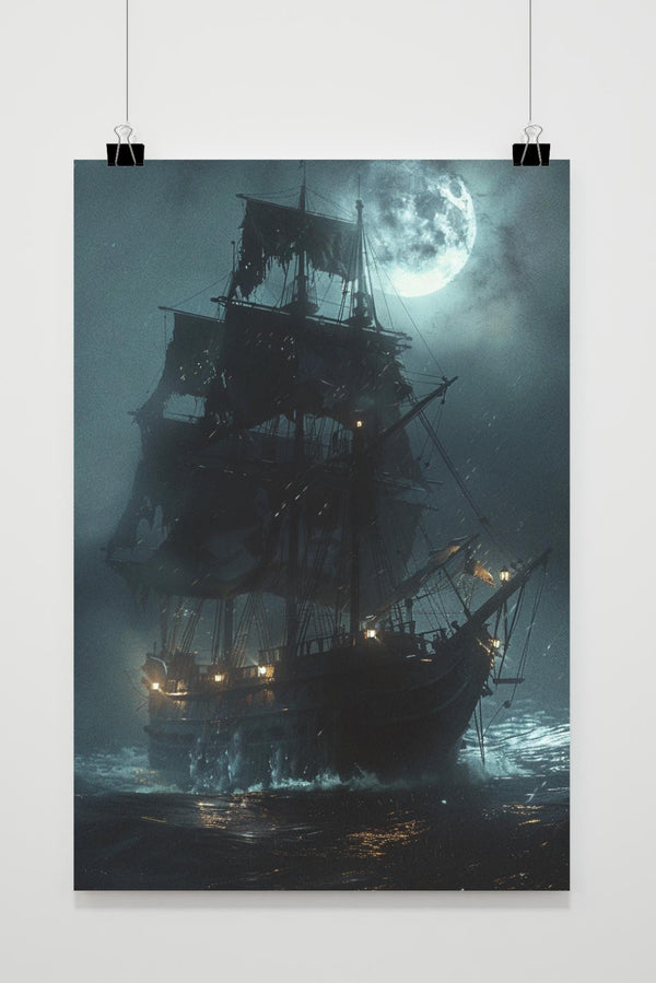 Affiche Navire Pirate