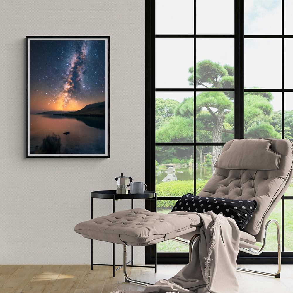 Voie Lactée dans un intérieur
