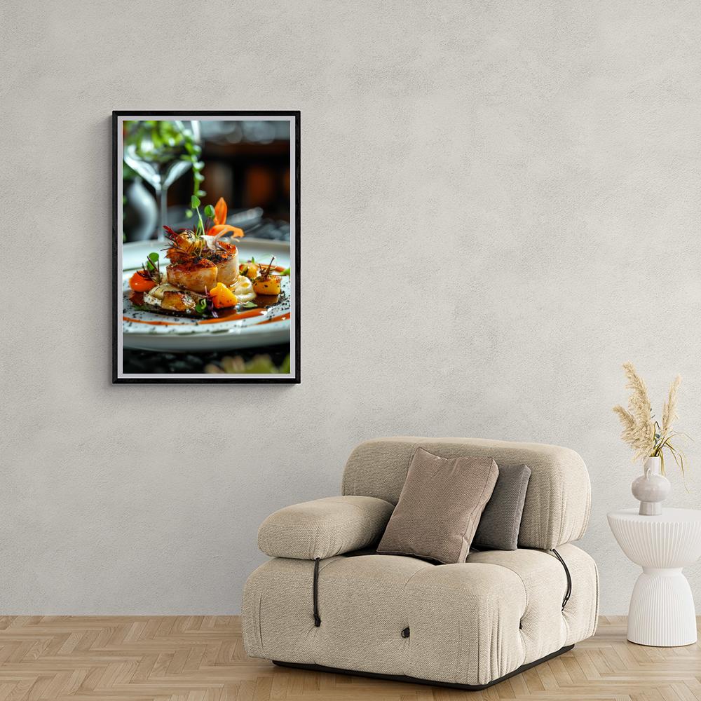 Gourmet en un interior