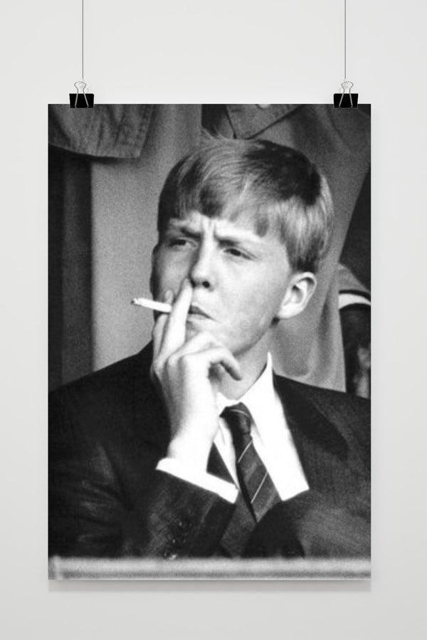 Affiche Willem Alexander Noir et Blanc