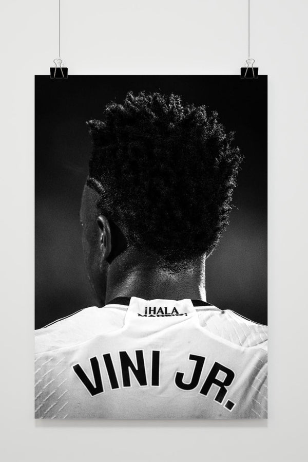 Affiche Vini Jr Noir et Blanc