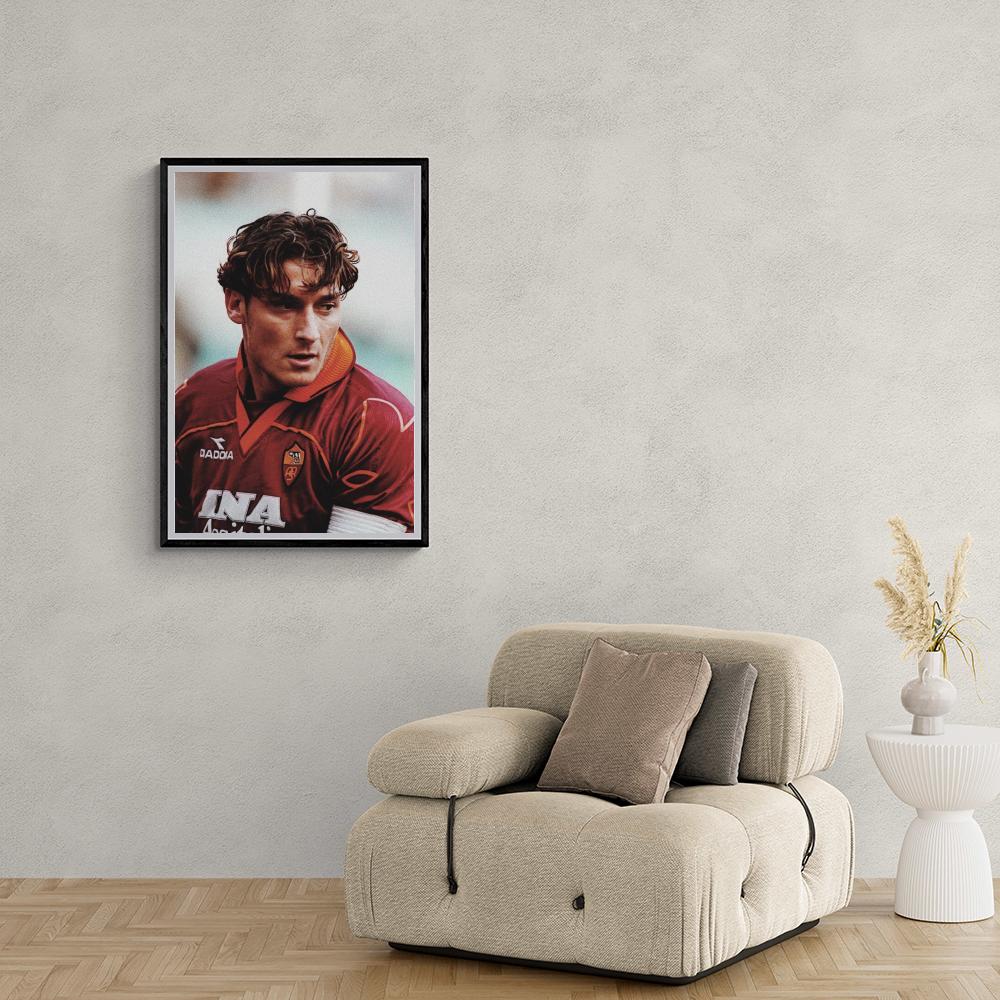 Francesco Totti dans un intérieur