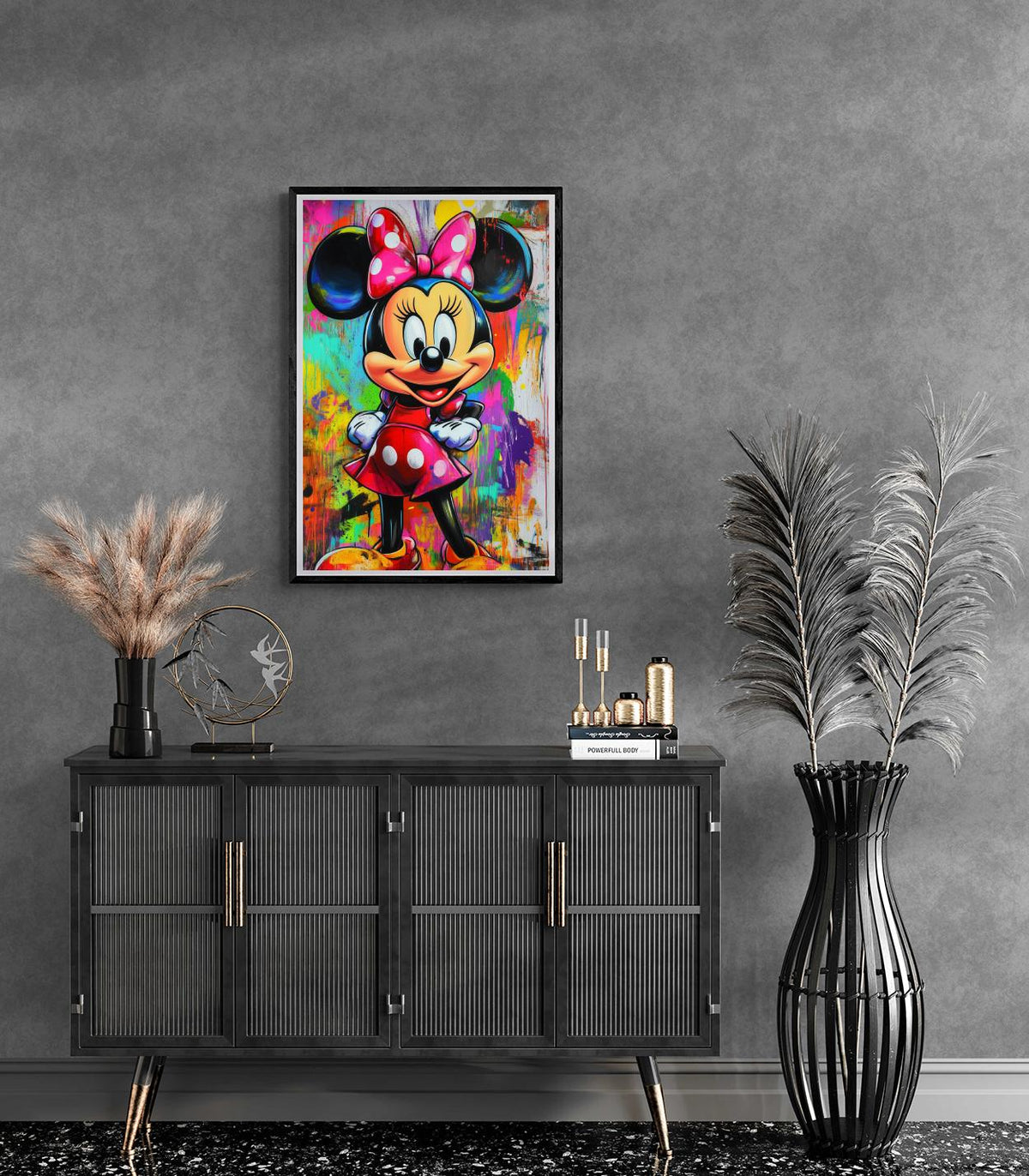 Minnie Mouse Coloré dans un intérieur