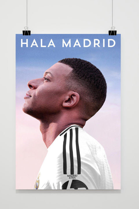 Mbappé Hala Madrid poster