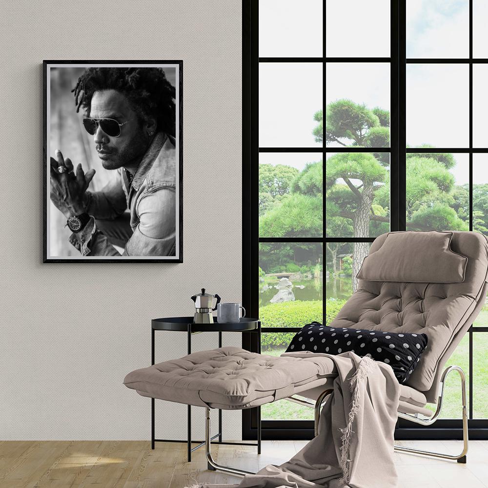 Lenny Kravitz Black White