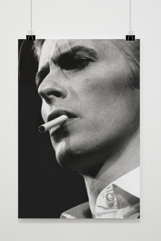 David Bowie Zwart Wit