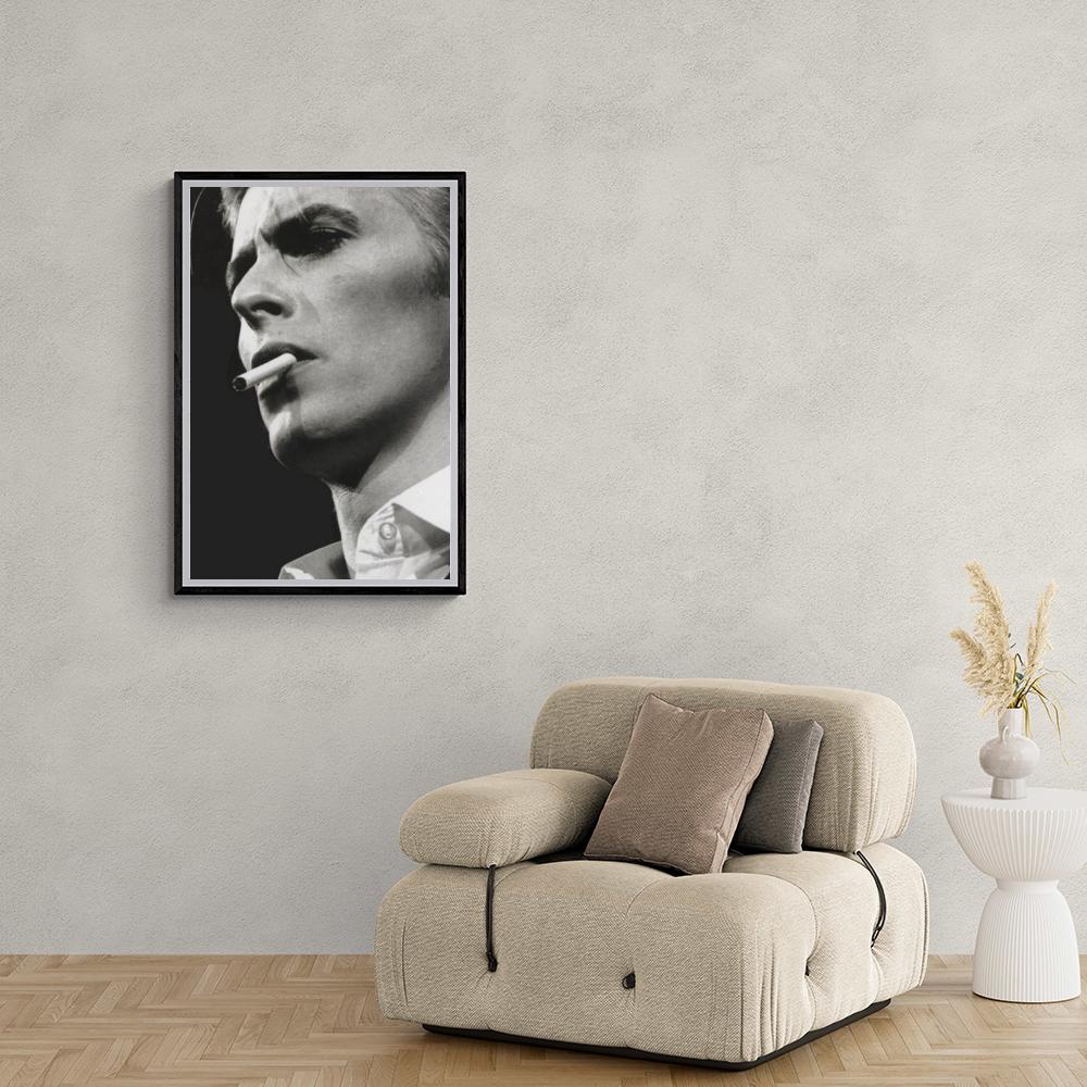 David Bowie Zwart Wit