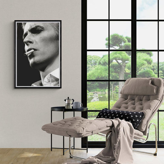 David Bowie Zwart Wit