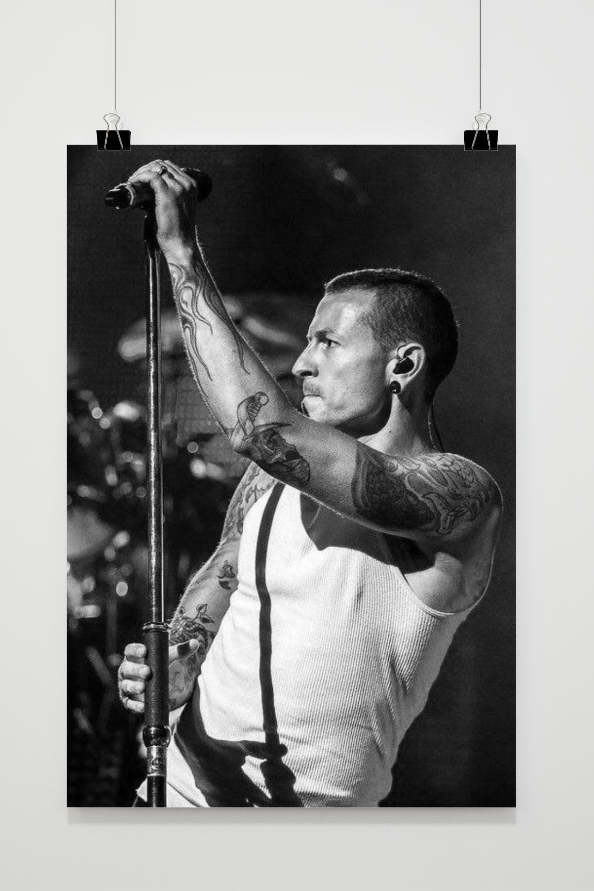 Chester Bennington poster van 25 Artstreet