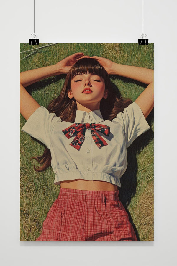Schlafendes Mädchen Poster