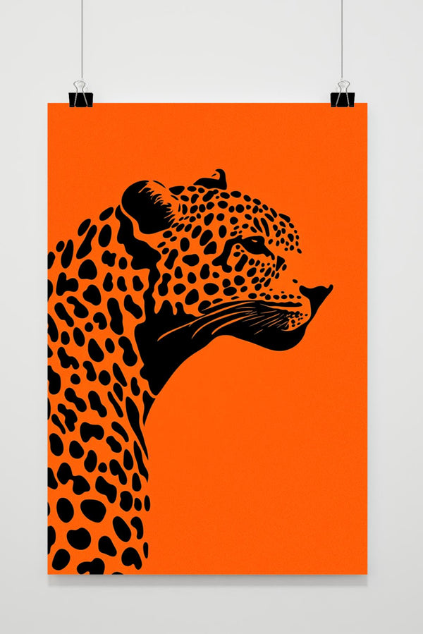 Cheetah Pop Art poster